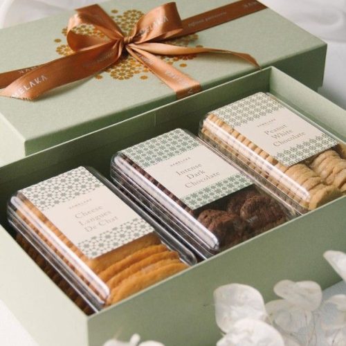 Hampers Lebaran Hampers Lebaran Idul fitri Parcel Lebaran kue kering Hampers Ied Mubarak Box Ramadhan Estetik Aesthetic Paket Gift Box Hari Raya Parcel