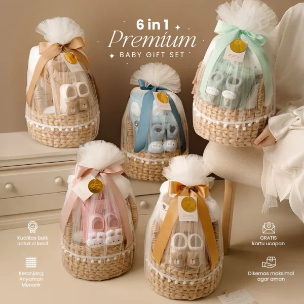 Baby Newborn Gift Set | Hampers Bayi | Baby Hampers | Newborn Hampers | Kado Bayi | Kado Lahiran